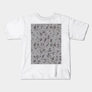 Floral Pattern 90's lofi: Pastel Petal Dreamscape Kids T-Shirt